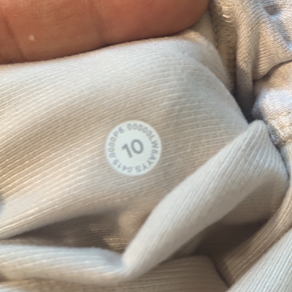Lululemon Cream Pants size 10 Large - Picture 3 of 4